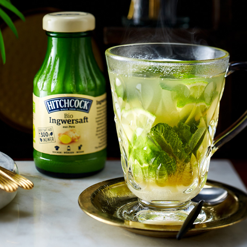 Heißer Ingwer-Mojito