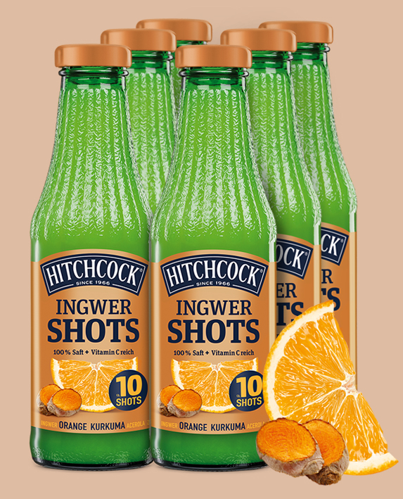 Ingwer Shot Orange Set