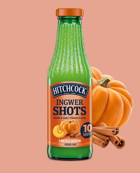 Ingwer Shot Kürbis Zimt